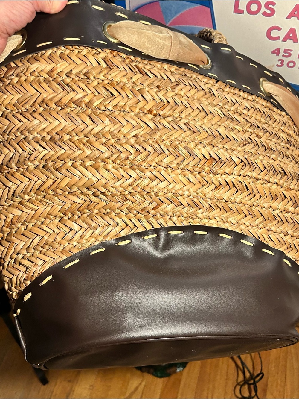 Becca Rafia beach tote - Picture 3 of 8